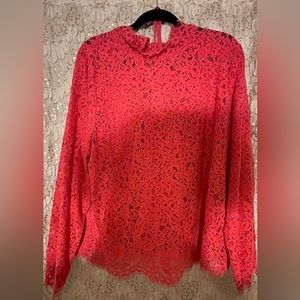 J. Crew long sleeve lace top size 20